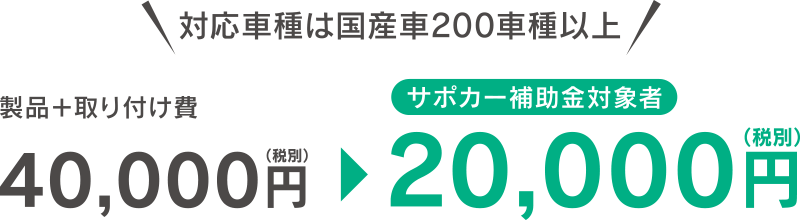 アクセル見守り隊取り付け費用